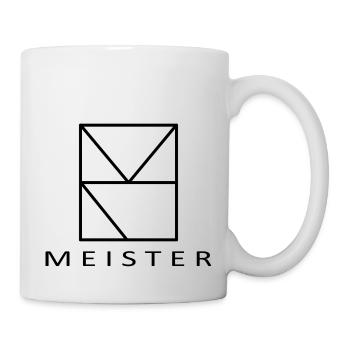 MeisterLogo inkl Schriftzug - Tasse - Weiß - Rechts