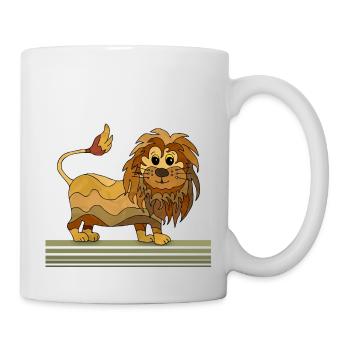 Lion - Mug blanc - blanc - Droite