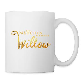 "Ein Mädchen Namens Willow" Design Mit Schriftzug - Tasse - Weiß - Rechts