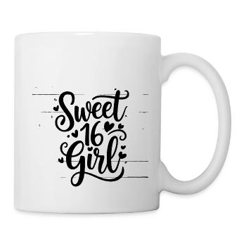FILLE DOUCE 16 - Mug blanc - blanc - Droite