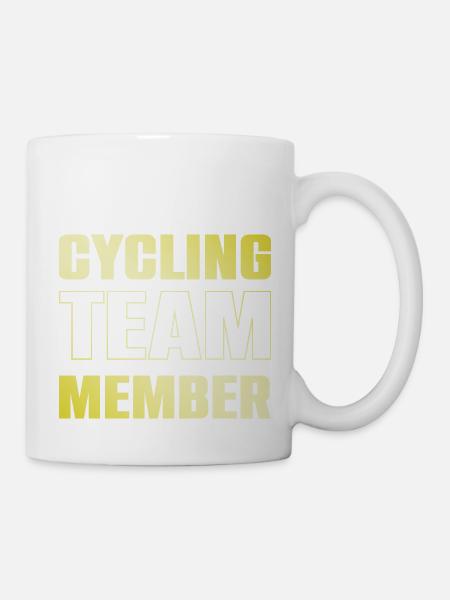 Cycling Team - Tasse - Weiß