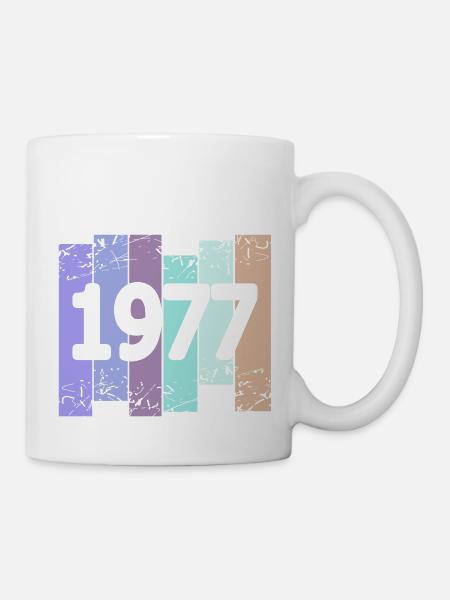 Oldtimer 1977 - Tasse - Weiß