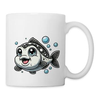 Bébé morue - Mug blanc - blanc - Droite