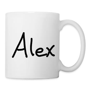 Alex - Tasse - Weiß - Rechts