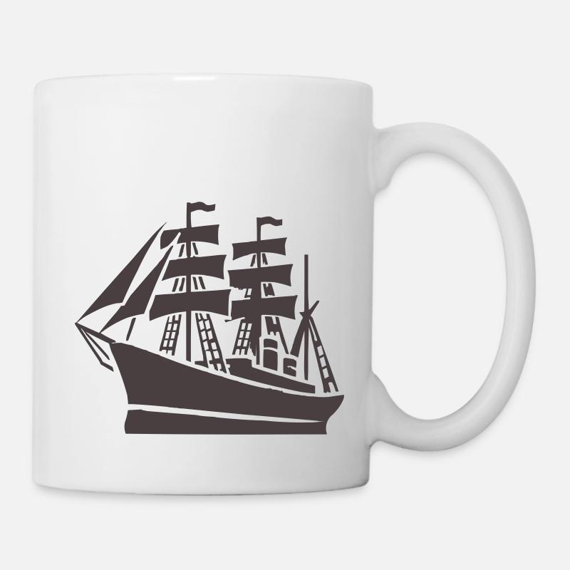 Schiff Schifffahrt - Tasse - Weiß