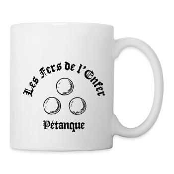 Les Fers de l'Enfer / The Irons of Hell - Pétanque - Mug - white - Right