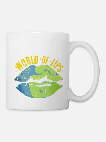 Lippen dieser Welt - Tasse - Weiß