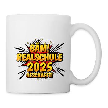 Realschule Geschafft 2025 - Tasse - Weiß - Rechts