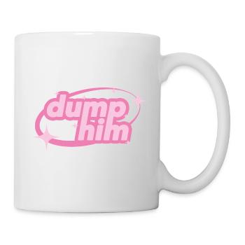 Dump Him – Déclaration girly Y2K - Mug blanc - blanc - Droite