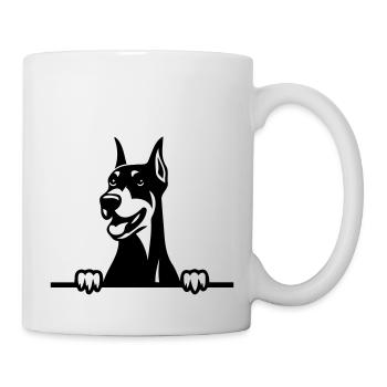 Dobermann - Mug blanc - blanc - Droite