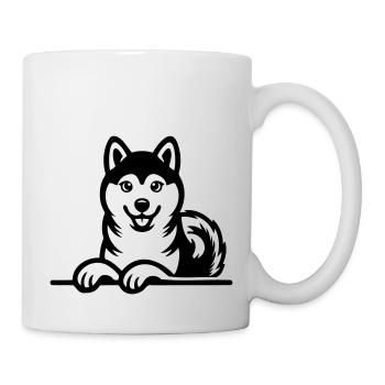 Shiba Inu - Mug blanc - blanc - Droite