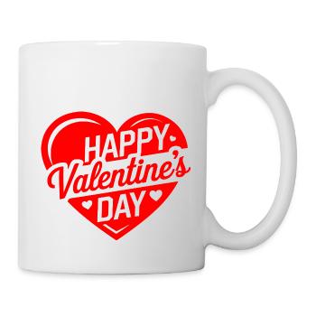 Happy Valentine's Day 2025 T-shirt gift for him - Mug - white - Right