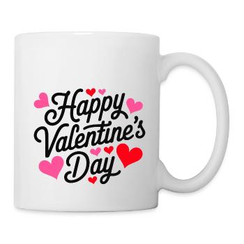 Happy Valentine's Day 2025 T-shirt gift for him - Mug - white - Right