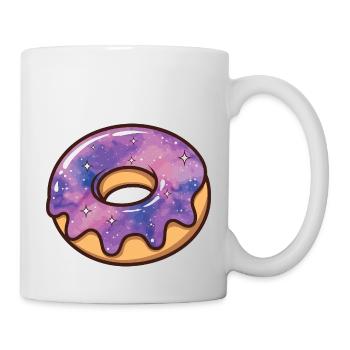 Kosmische Galaxie Donut - Tasse - Weiß - Rechts