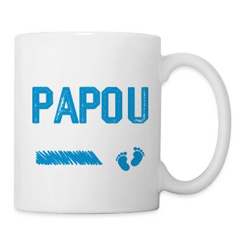 Papou en 2026 cadeau futur Papy - Mug blanc - blanc - Droite