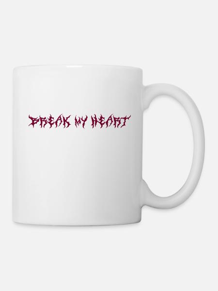 break my heart - Mug - white