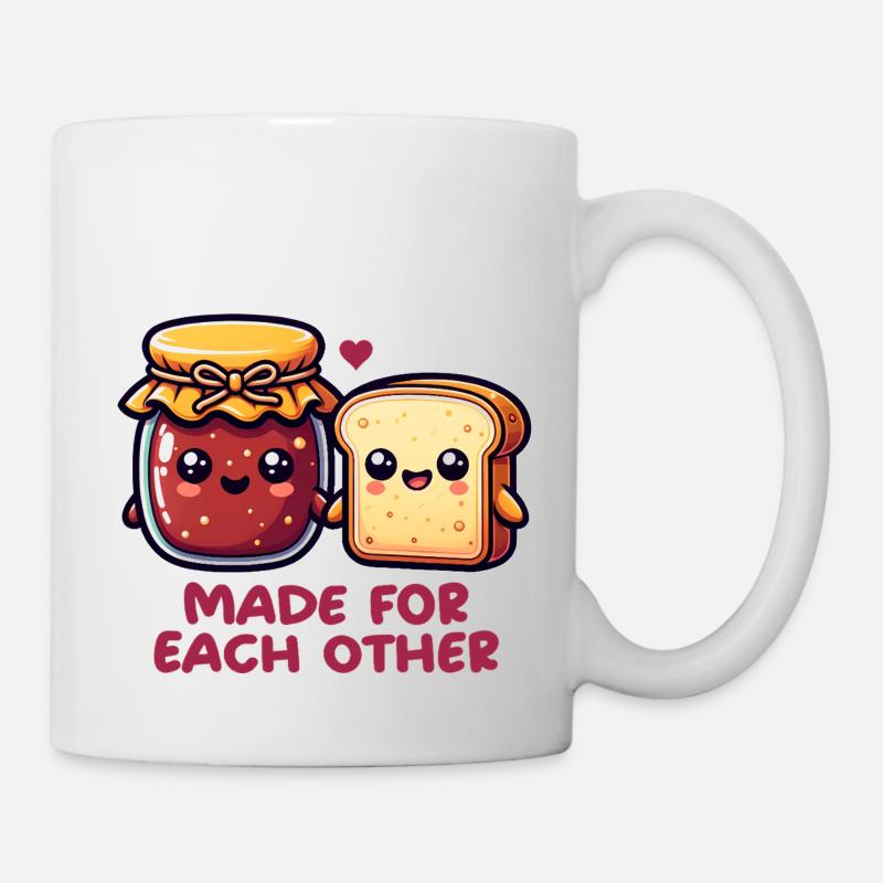 Bread and jam - Mug - white