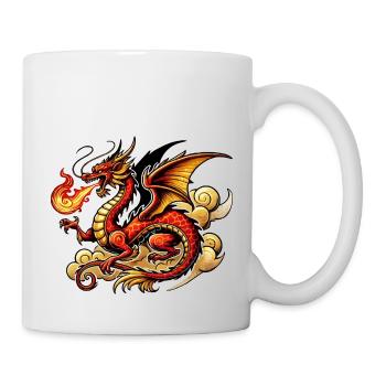 Dragon de Chine - Mug blanc - blanc - Droite