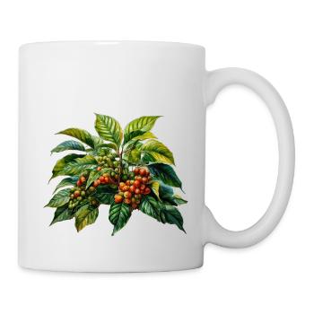 Coffee Plant Barista Coffee Drinking - Mug - white - Right