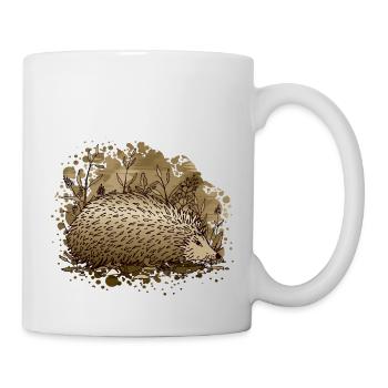 Igel - Tasse - Weiß - Rechts