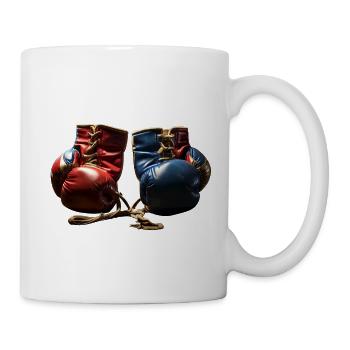 Fighting Pair Boxing Lovers - Mug - white - Right