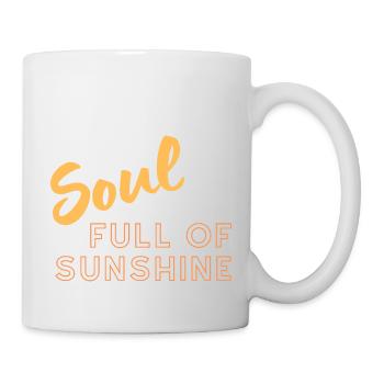 Soul full of sunshine - Mug - white - Right