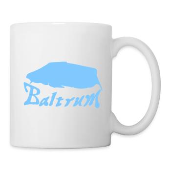 Baltrum Tattoo - Tasse - Weiß - Rechts