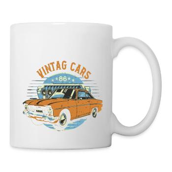 Vintage Cars Enthusiasts - Mug - white - Right