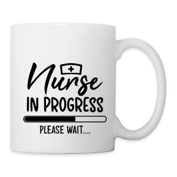 Krankenschwester in Ausbildung - Tasse - Weiß - Rechts