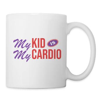 Parent Fitness – My Kid is My Cardio - Mug - white - Right