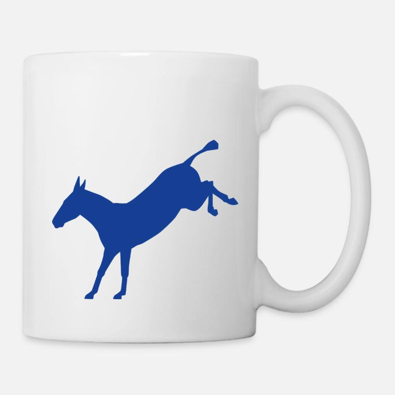Rebellious Donkey - Mug - white