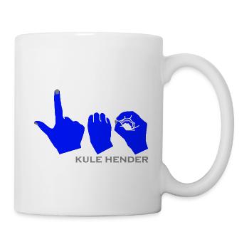 Leo with blue color - Mug - white - Right