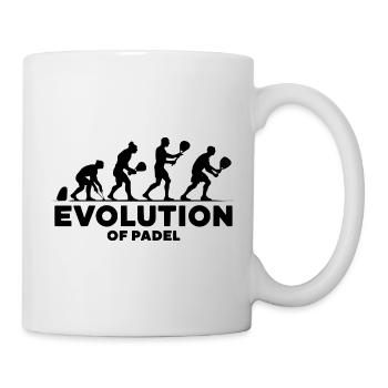 Evolution of padel 2 - Tasse - Weiß - Rechts