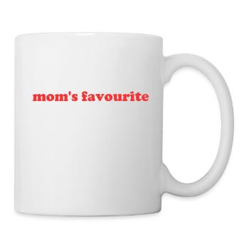 mom's favourite - Mug - white - Right