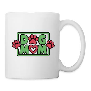 Dog Mom. - Mug - white - Right