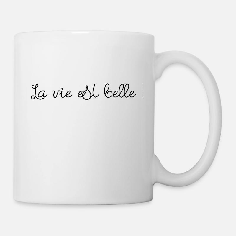 Das Leben ist gut! - Tasse - Weiß