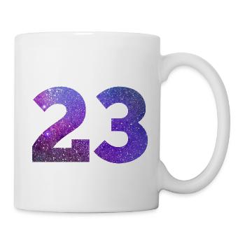 Number 23 galaxy - Mug - white - Right