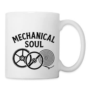 Balance, spring and gear wheel for watch collectors - Mug - white - Right