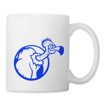 Vulture Scavenger Bird Funny Vultures Vulture Vulture Fun - Mug - white - Right