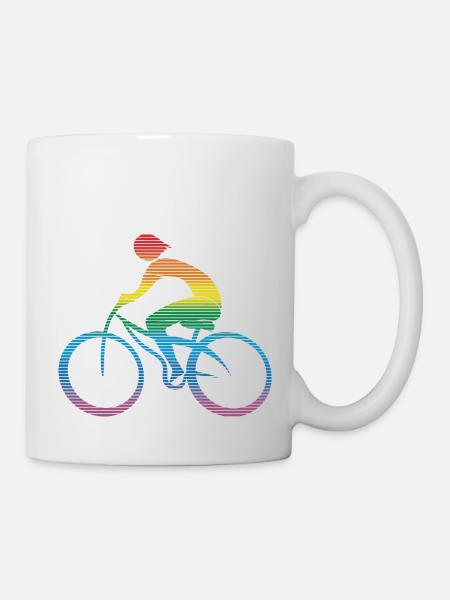 Cycliste - Mug blanc - blanc