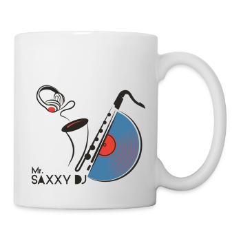 Mr. Saxxy DJ - Tasse - Weiß - Rechts