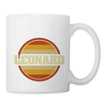 Geschenk für Leonard - Tasse - Weiß - Rechts