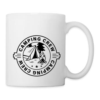 Tentes de camping - Mug blanc - blanc - Droite
