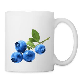 Bleuets - Mug blanc - blanc - Droite