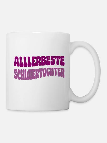 allerbeste schwiegertochter - Tasse - Weiß