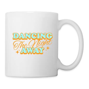 Soirée dansante scintillante – Retro Party Vibes - Mug blanc - blanc - Droite