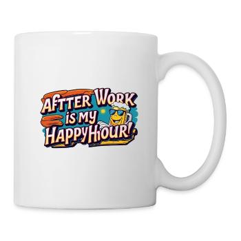 Closing time is my happy hour - Mug - white - Right