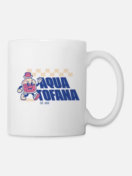 Aqua Tofana – Féminisme rétro mignon - Mug blanc - blanc