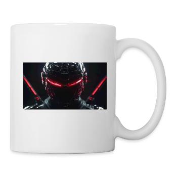 Cybernetic Nighttime Futuristic Clothing - Mug - white - Right