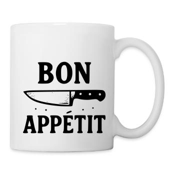Guten Appetit - Tasse - Weiß - Rechts